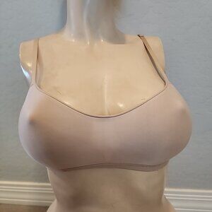 Victorias Secret No Wire Bra Small Nude Wireless Unlined